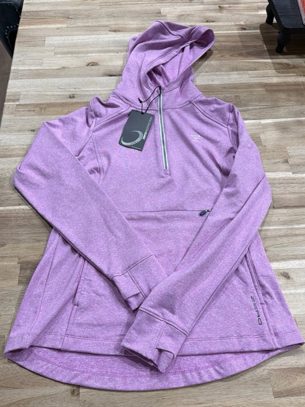 Silverleaf ZeroXposur Women's Heathered Lilac Half-Zip Hoodie